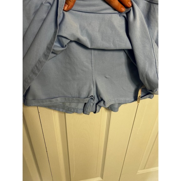 Free People Movement Hot Shot Skortsie Skort Mini Sporty Dress Women's XL Blue - Picture 3 of 4